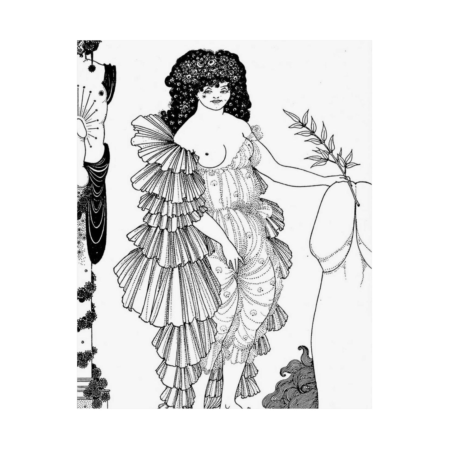Lysistrata - Public domain botanical illustration High Quality Matte Wall Art Poster for Home, Office, Classroom