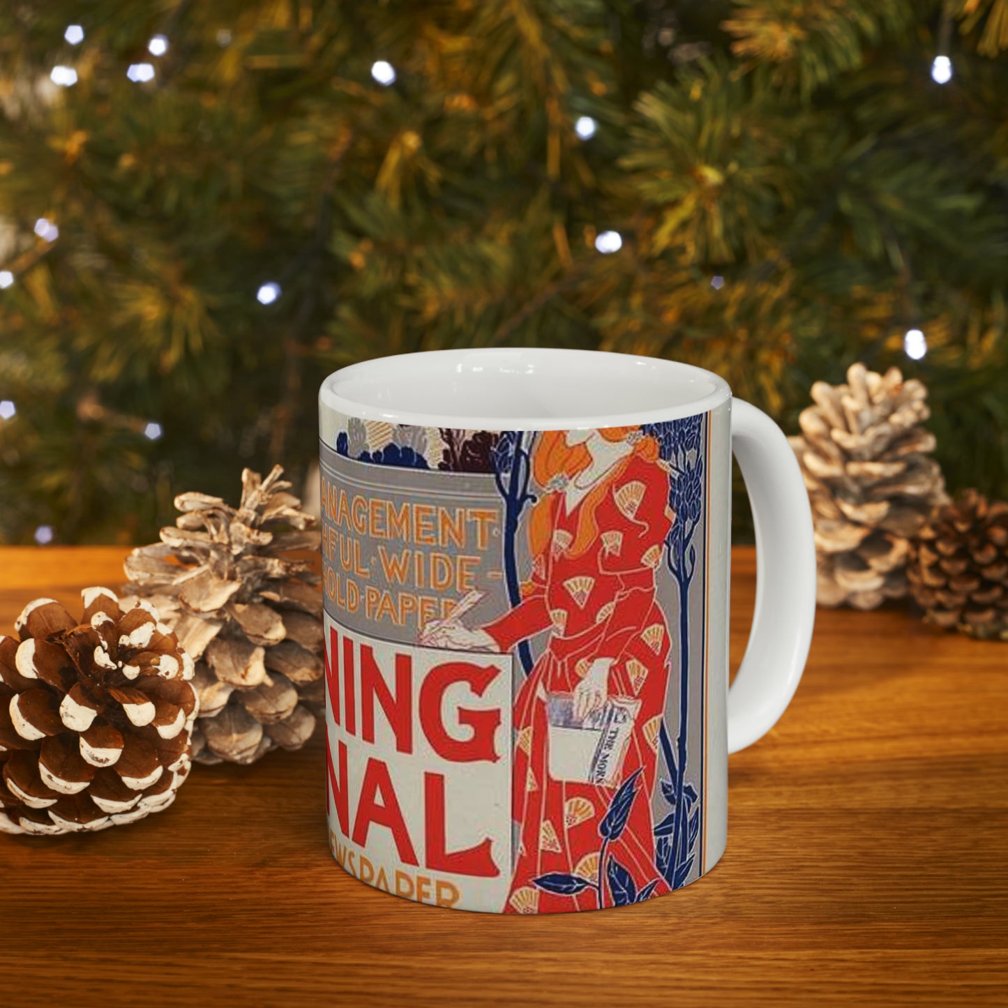 Louis Rhead - Affiche américaine pour le "Morning Journal". Beautiful Novelty Ceramic Coffee Mug 11oz