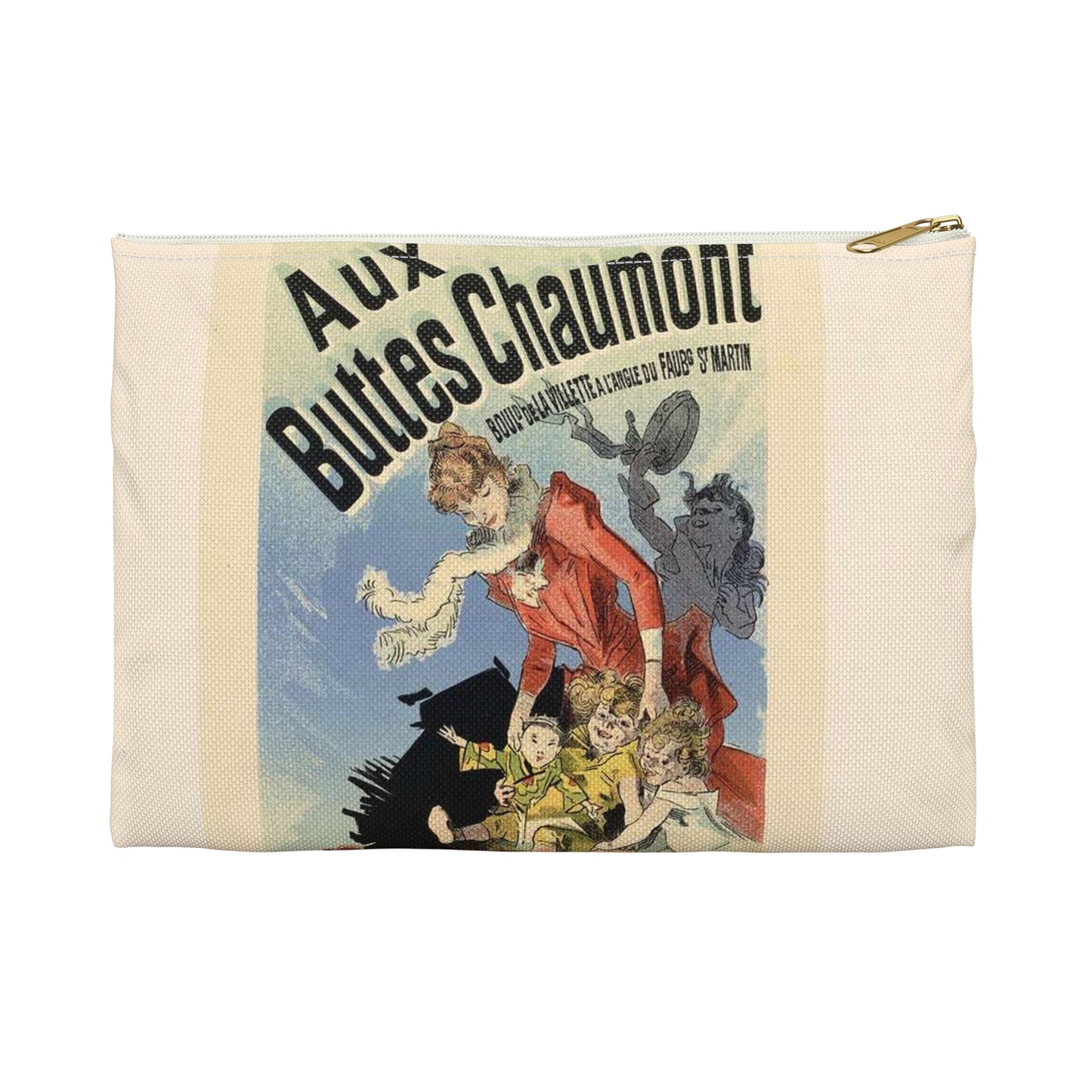 Maîtres de l'affiche V 4 - Pl 169 - Jules Chéret Large Organizer Pouch with Black Zipper