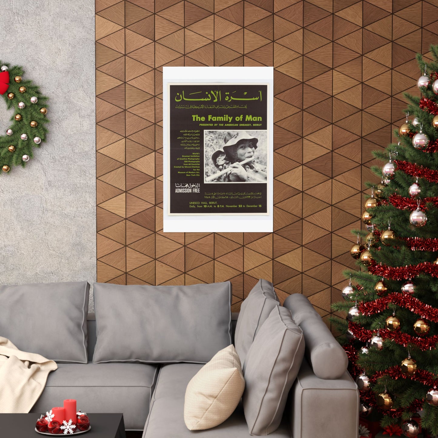 Poster: The Family of Man - Public domain portrait print High Quality Matte Wall Art Poster for Home, Office, Classroom
