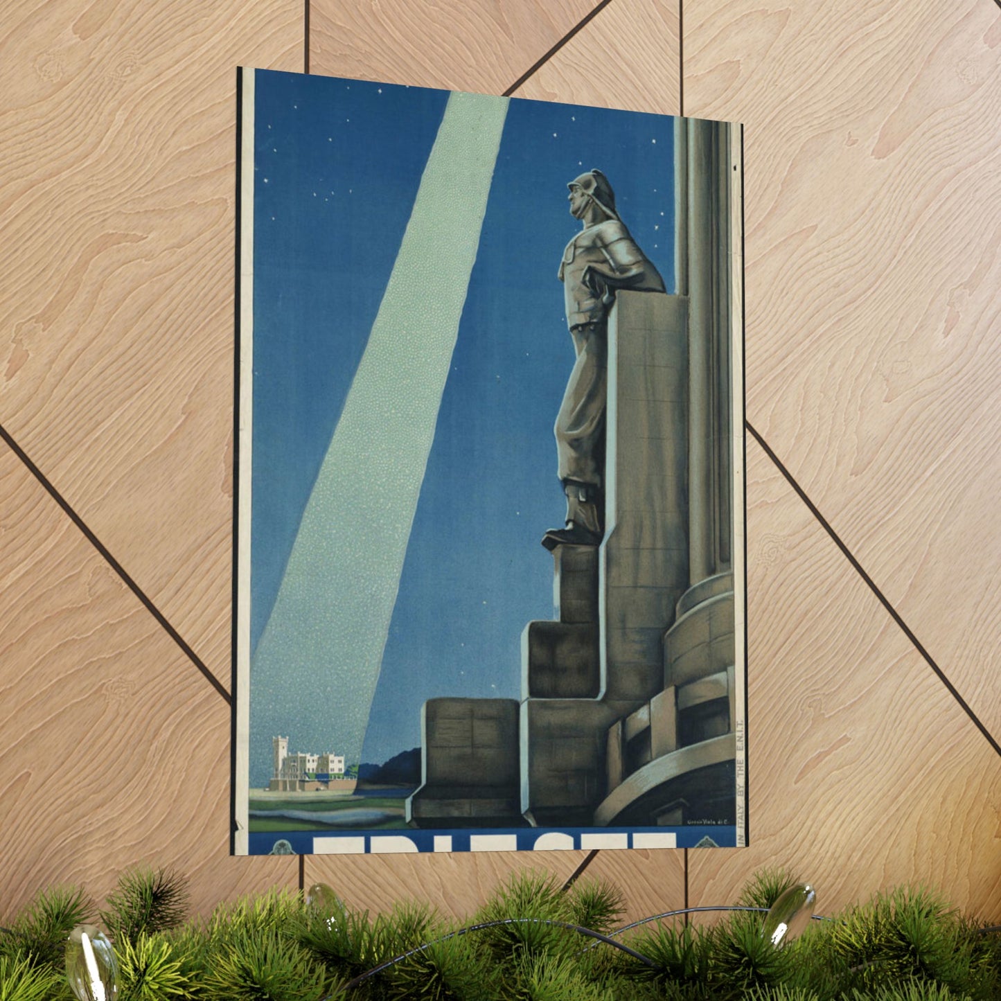 Trieste. Vintage Travel Posters, 1920s-1930s High Quality Matte Wall Art Poster for Home, Office, Classroom
