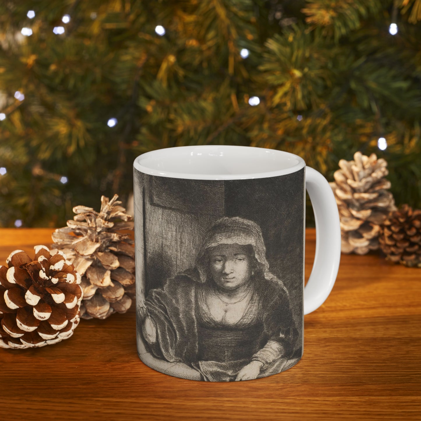 Woman with a Pear, Ferdinand Bol Beautiful Novelty Ceramic Coffee Mug 11oz