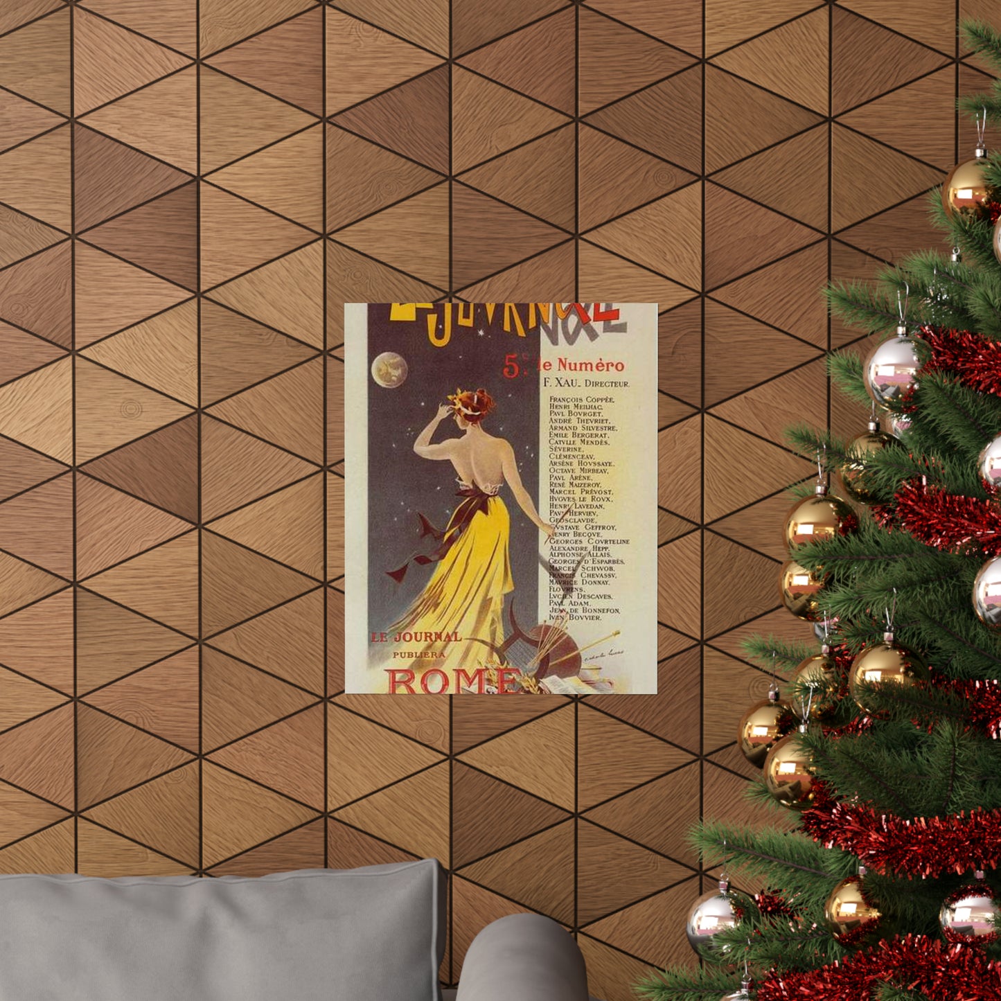 Affiche pour annoncer la publication de "Rome" dans Le Journal. High Quality Matte Wall Art Poster for Home, Office, Classroom
