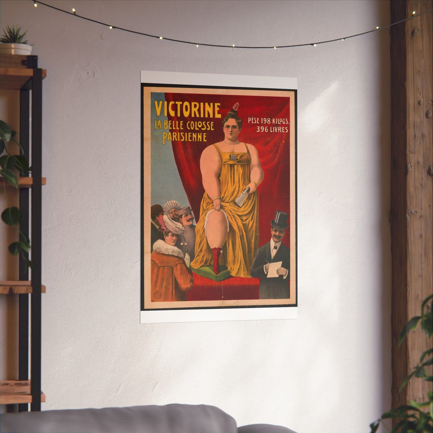 Victorine - La bele colosse Parisienne High Quality Matte Wall Art Poster for Home, Office, Classroom