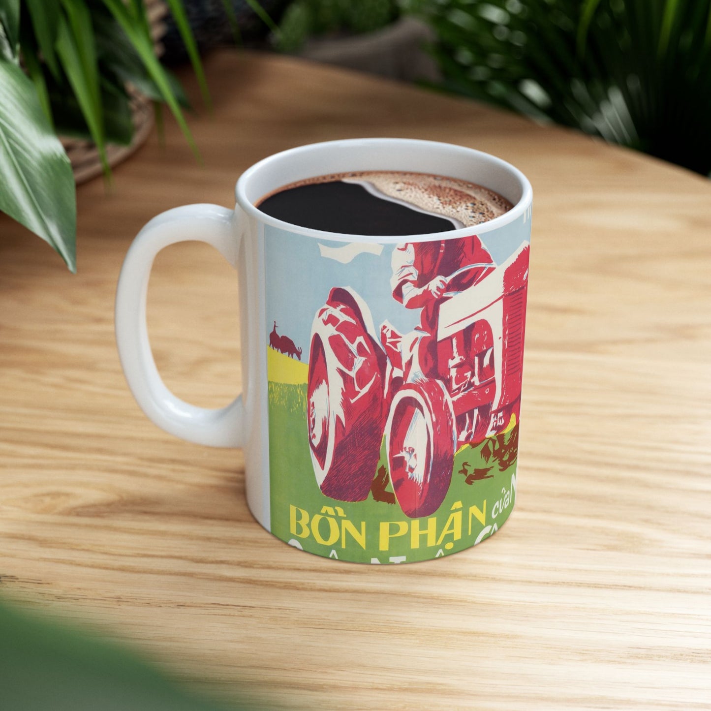 Army Helps People, United States information service propaganda Beautiful Novelty Ceramic Coffee Mug 11oz
