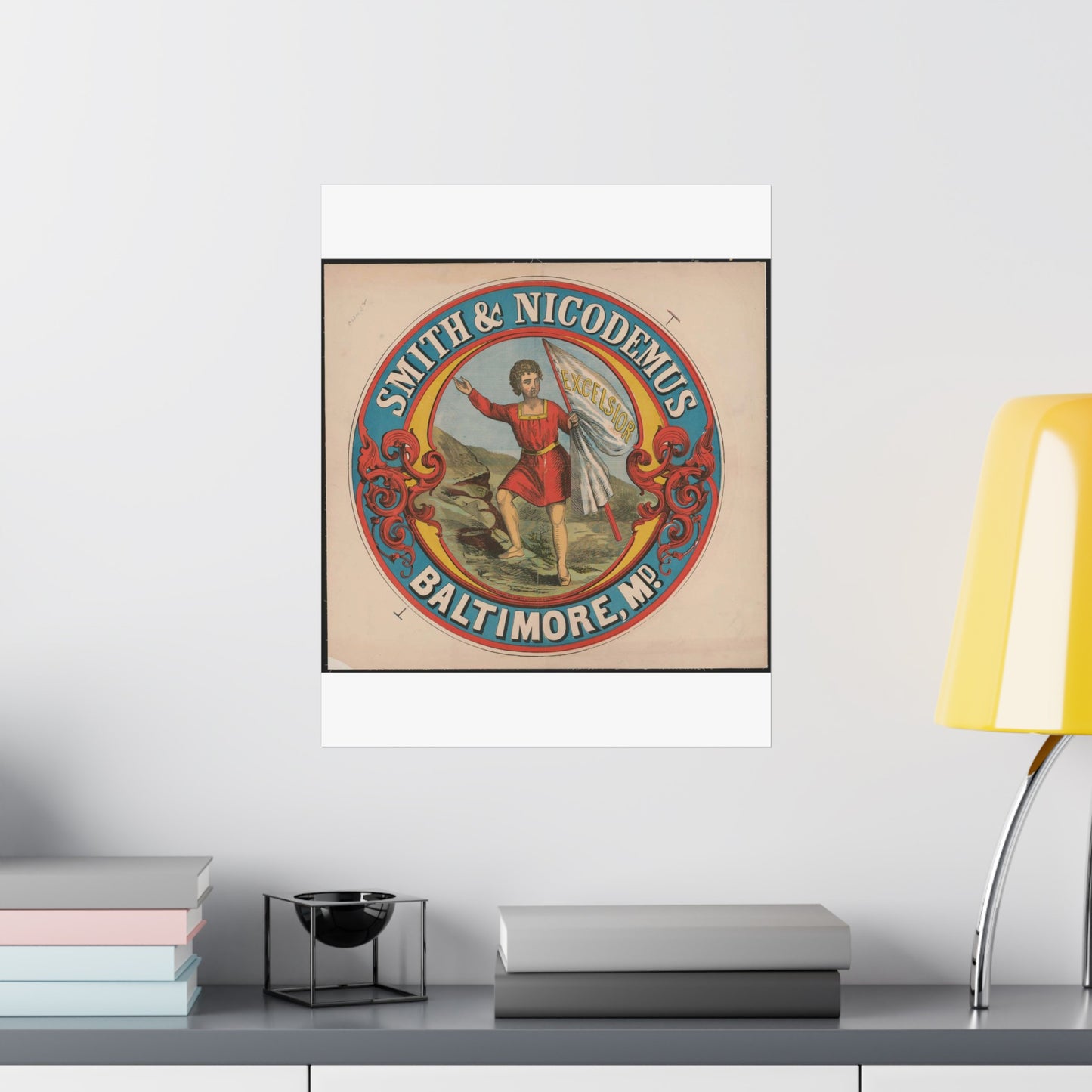 Smith & Nicodemus, Baltimore, MD High Quality Matte Wall Art Poster for Home, Office, Classroom