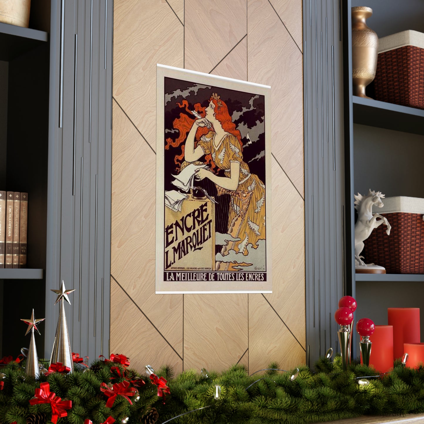 Affiche pour l' "Encre Marquet". High Quality Matte Wall Art Poster for Home, Office, Classroom