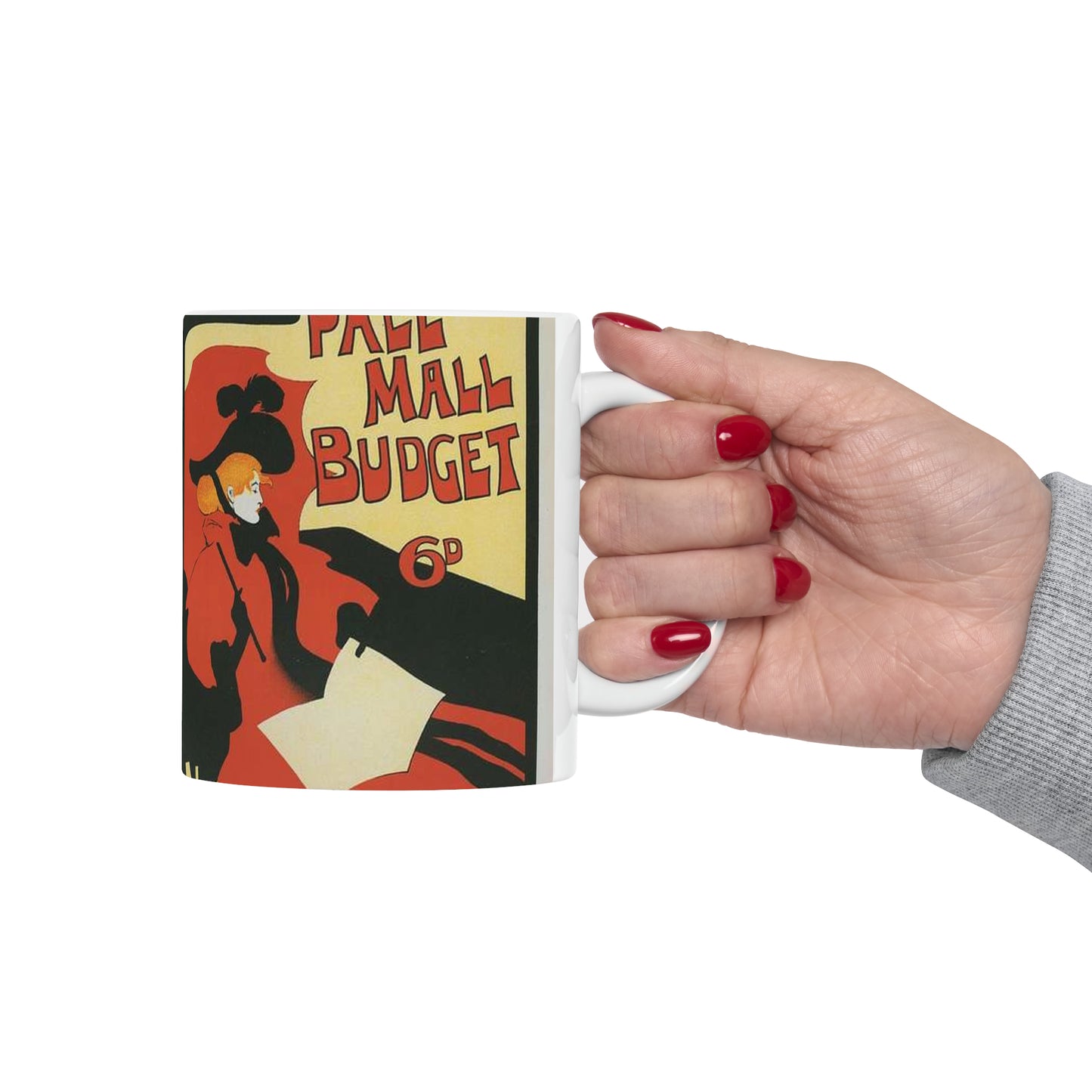 Affiche anglaise pour la revue hebdomadaire "Illustrated Pall Mall Budget". Beautiful Novelty Ceramic Coffee Mug 11oz
