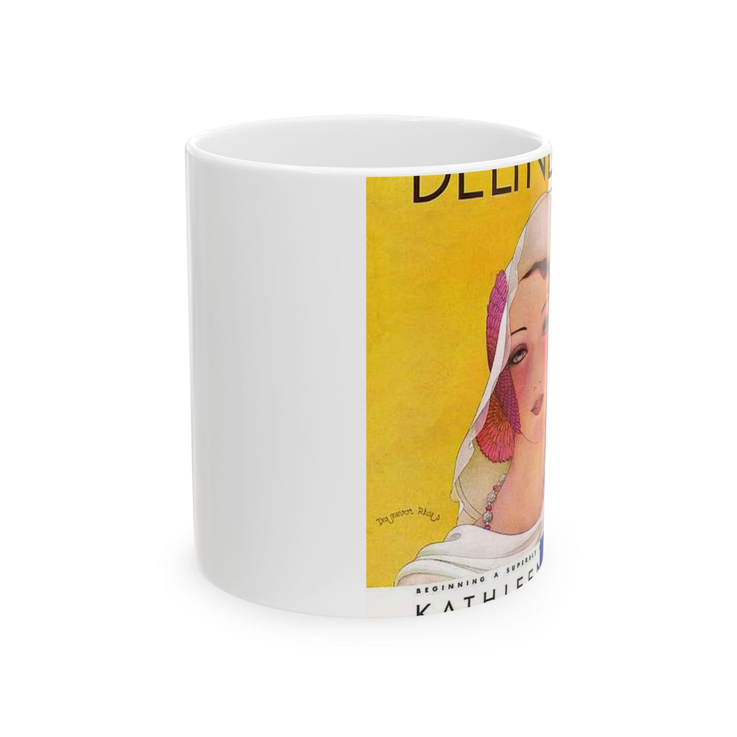 Delineator 1930-08 - Art Deco public domain image Beautiful Novelty Ceramic Coffee Mug 11oz