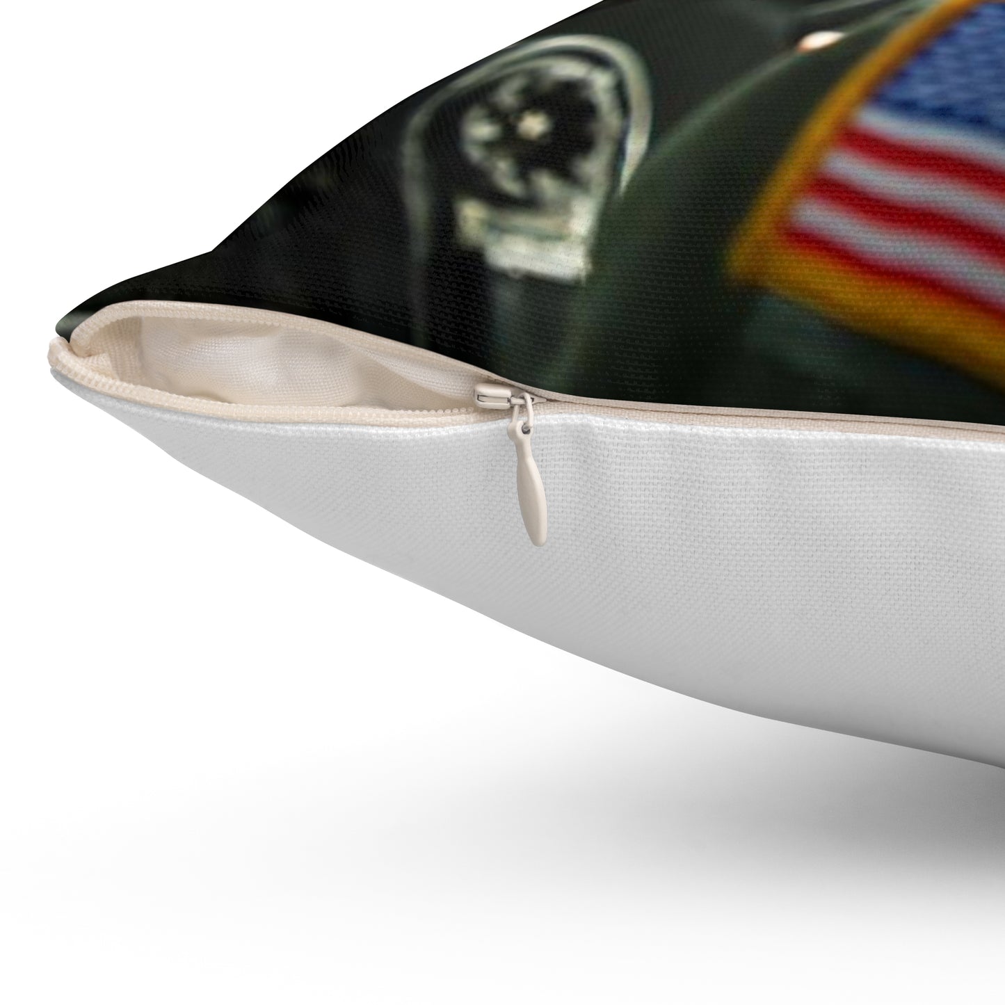 Capt. Michael Bermensolo, a pilot from the 151st Air Decorative Accent Square Pillow