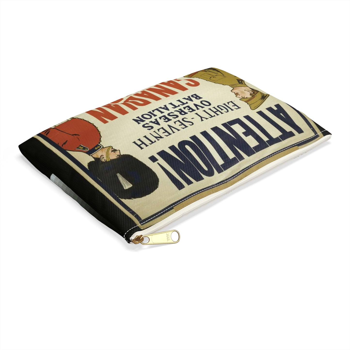Attention! ... Canadian Grenadier Guards now recruiting Large Organizer Pouch with Black Zipper