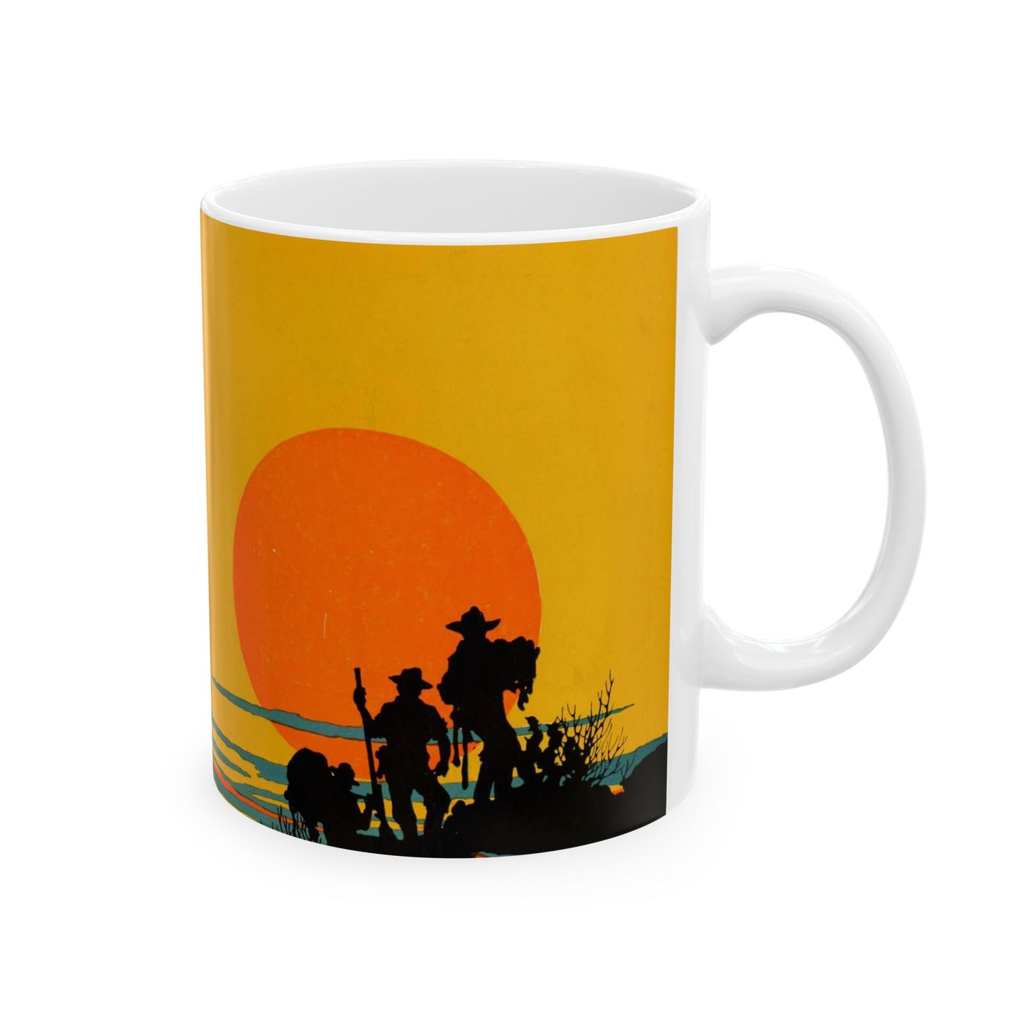 The Three Godfathers - Vintage movie public domain poster Beautiful Novelty Ceramic Coffee Mug 11oz