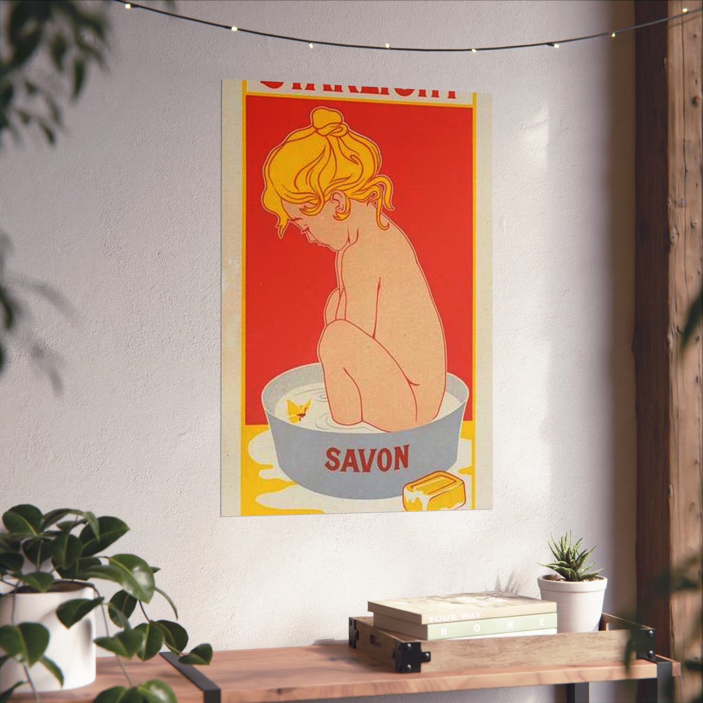 Affiche belge pour le "Savon Starlight". High Quality Matte Wall Art Poster for Home, Office, Classroom
