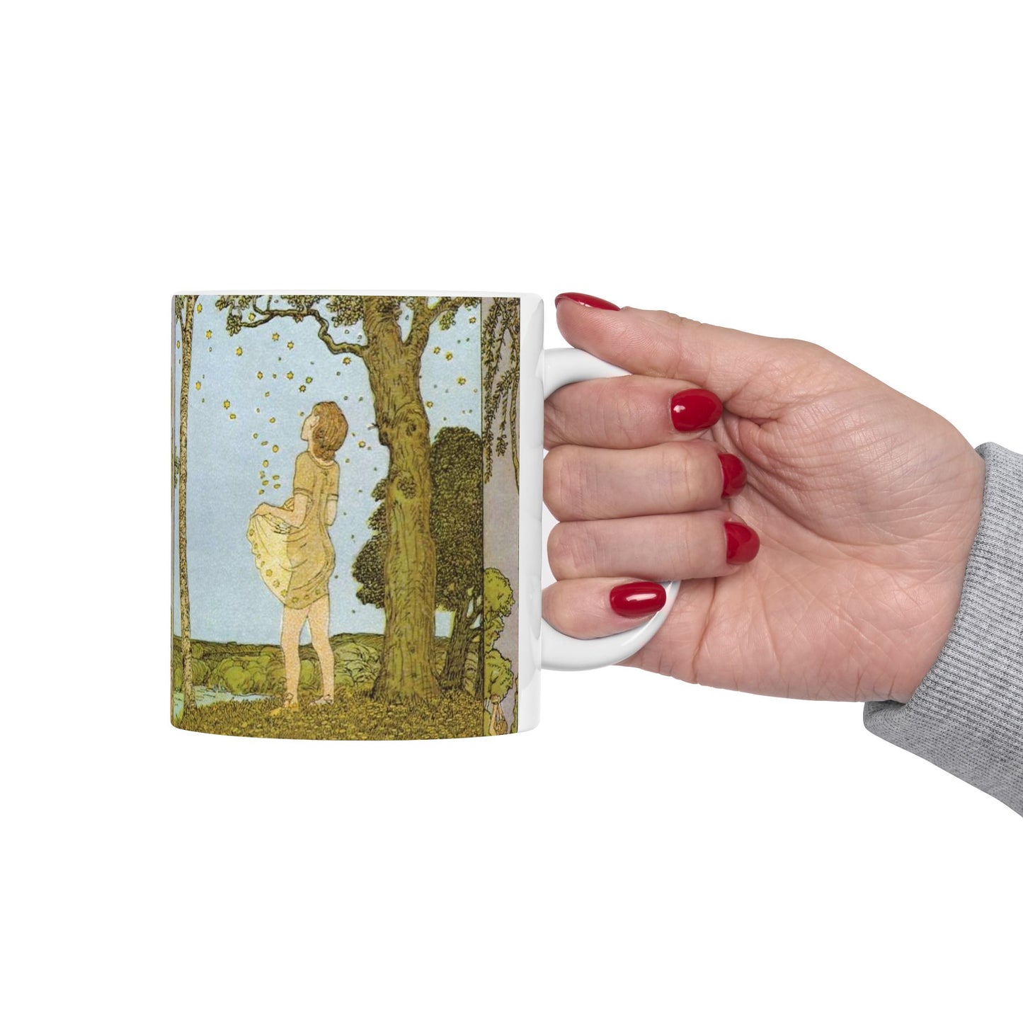 Heinrich Vogeler - Illustration Die Sterntaler Beautiful Novelty Ceramic Coffee Mug 11oz