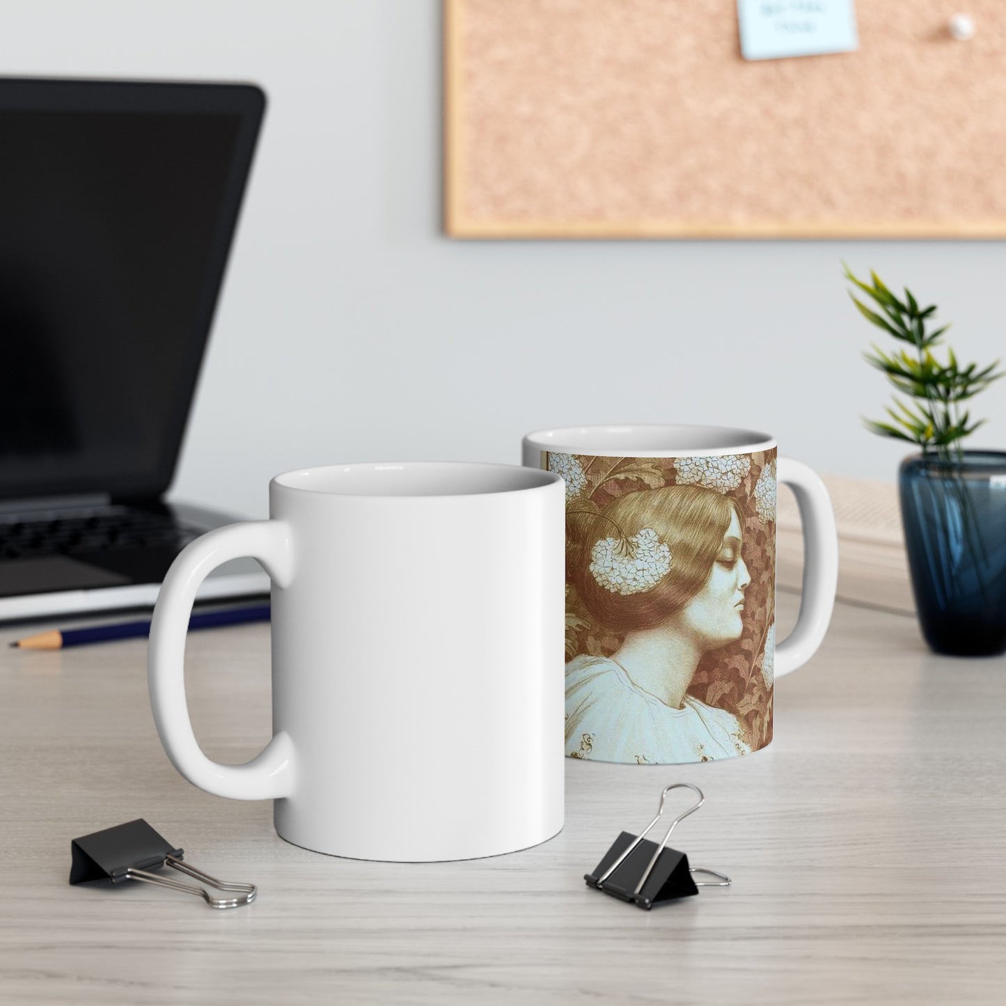 Paul Emile Berthon - Dessin original pour les "Maîtres de l'Affiche". Beautiful Novelty Ceramic Coffee Mug 11oz
