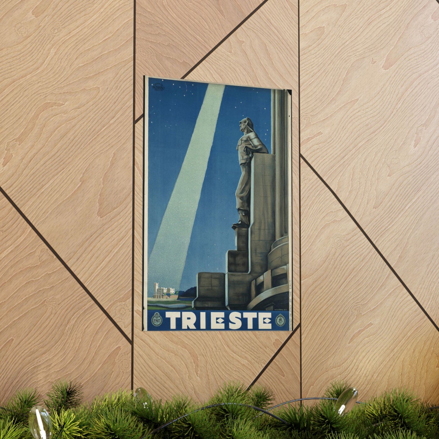 Trieste. Vintage Travel Posters, 1920s-1930s High Quality Matte Wall Art Poster for Home, Office, Classroom