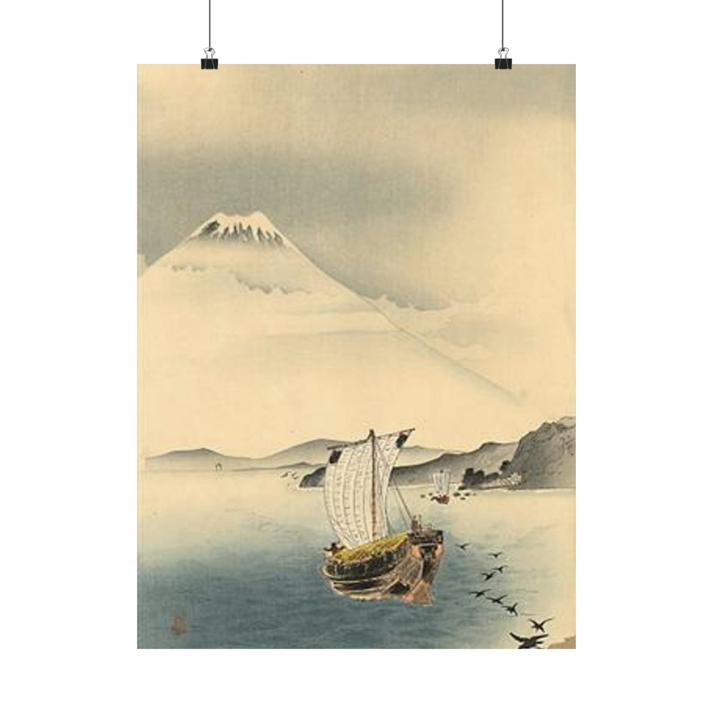 Koson - mount-fuji, Ohara Koson High Quality Matte Wall Art Poster for Home, Office, Classroom