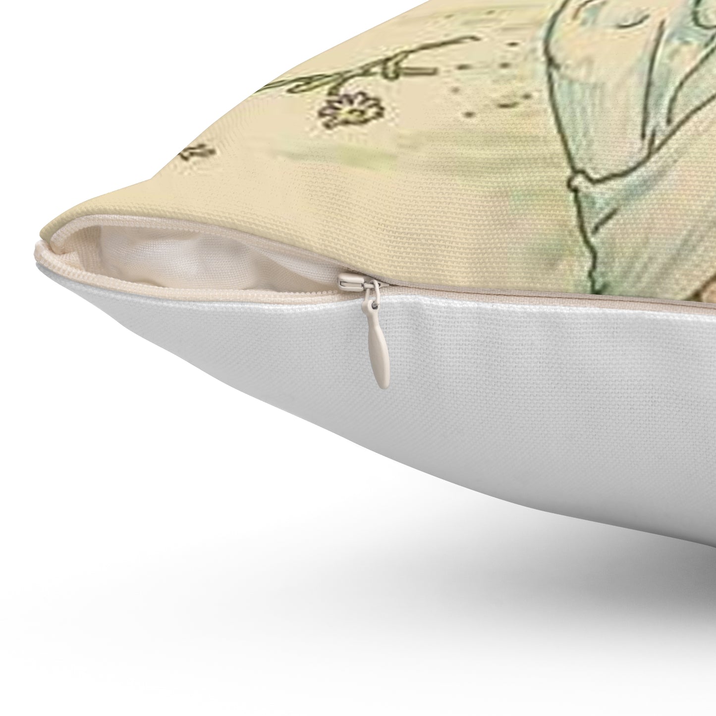 Enter Ophelia, fantastically dressed with straws and flowers. Decorative Accent Square Pillow