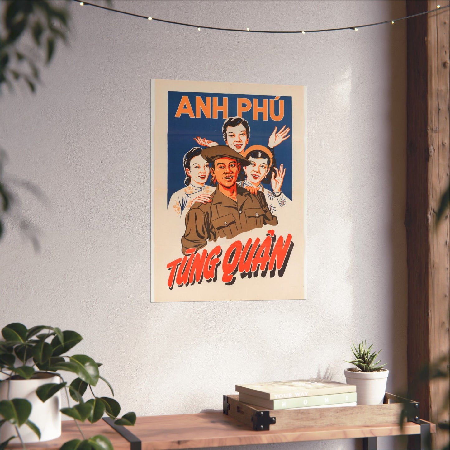 Viet Poster #5, Cold War American Propaganda poster High Quality Matte Wall Art Poster for Home, Office, Classroom