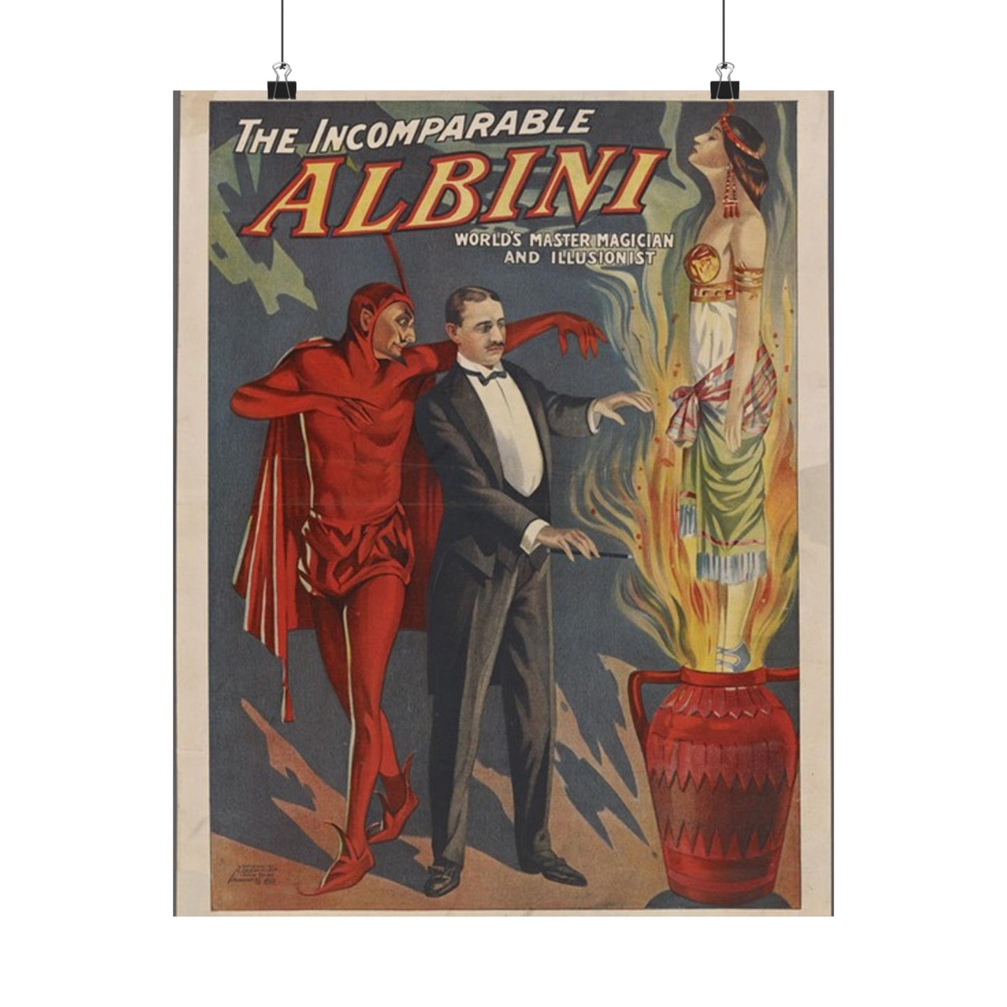 TheIncomperable Albini Theatrical Poster High Quality Matte Wall Art Poster for Home, Office, Classroom
