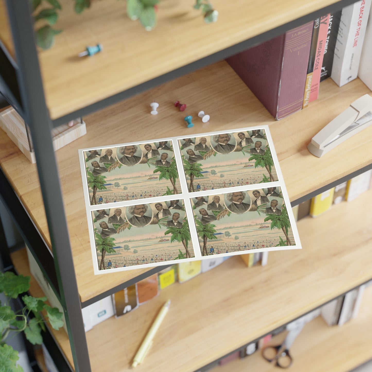 From the plantation to the Senate Laminated UV Protective Vinyl Stickers