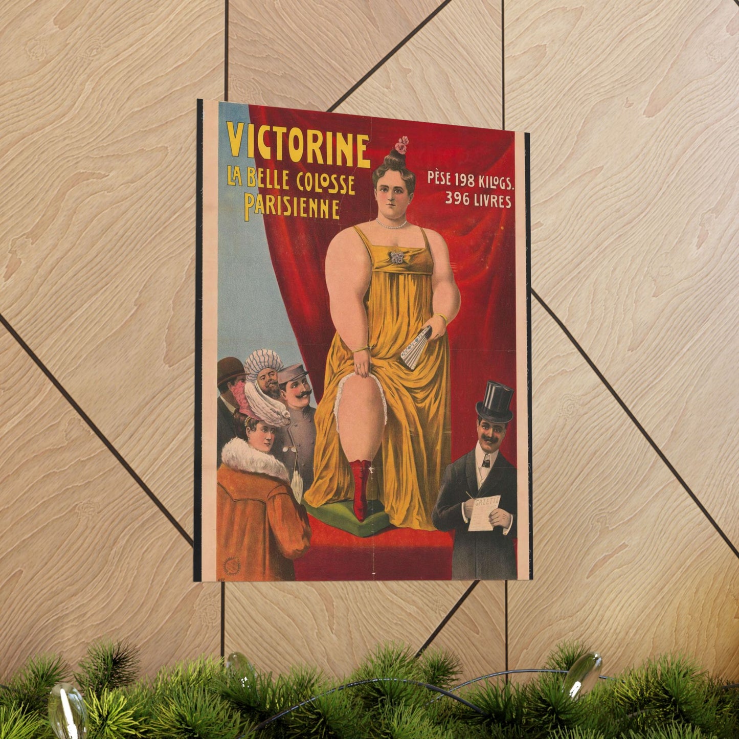 Victorine - La bele colosse Parisienne High Quality Matte Wall Art Poster for Home, Office, Classroom