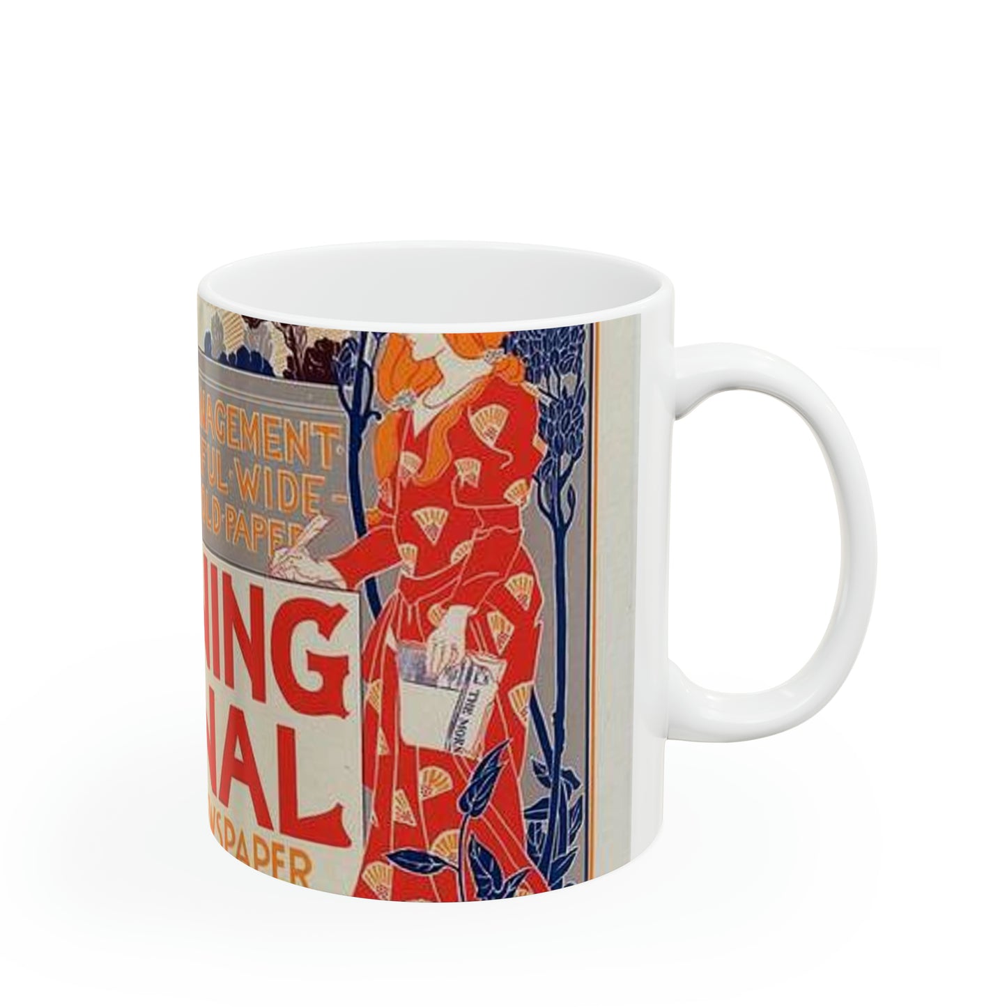 Louis Rhead - Affiche américaine pour le "Morning Journal". Beautiful Novelty Ceramic Coffee Mug 11oz