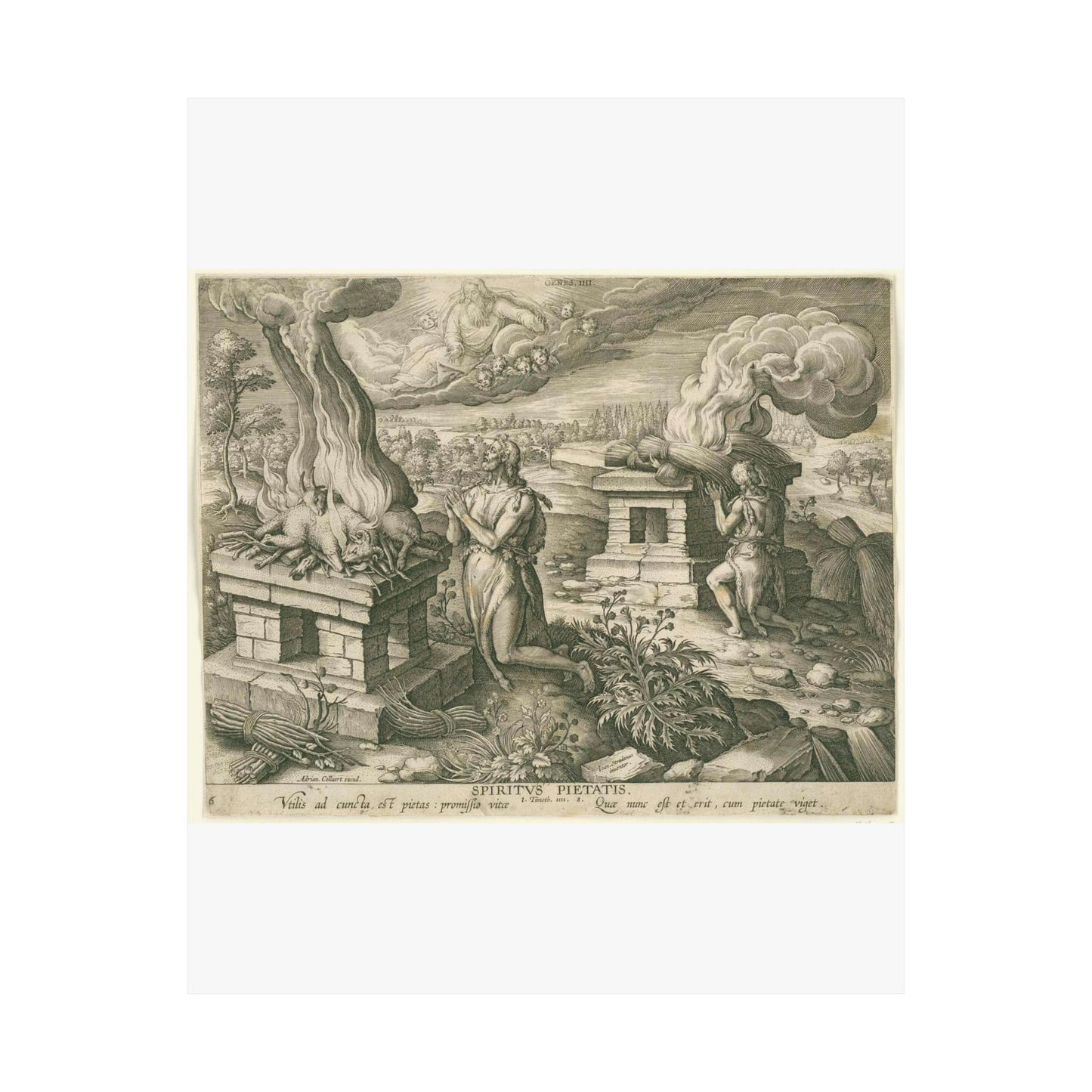 Offer van Abel: de gave van godsdienstigheid High Quality Matte Wall Art Poster for Home, Office, Classroom
