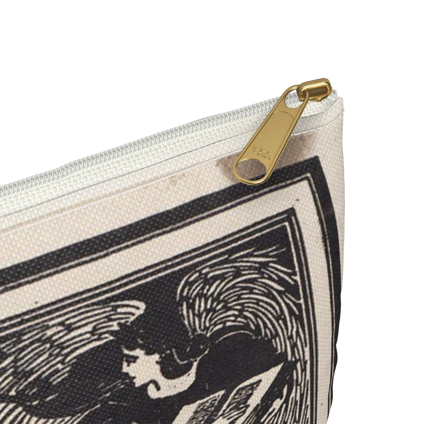 Poster - The inland printer, May 1894 - Public domain lithograph Large Organizer Pouch with Black Zipper