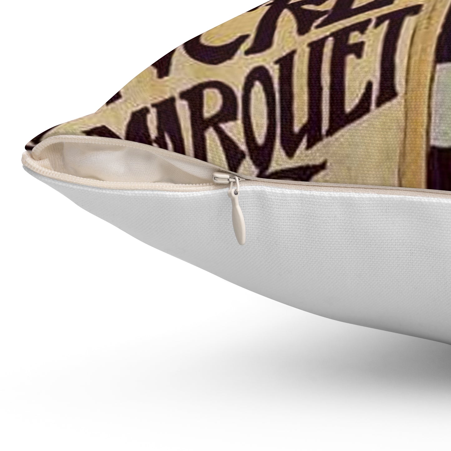 Affiche pour l' "Encre Marquet". Decorative Accent Square Pillow