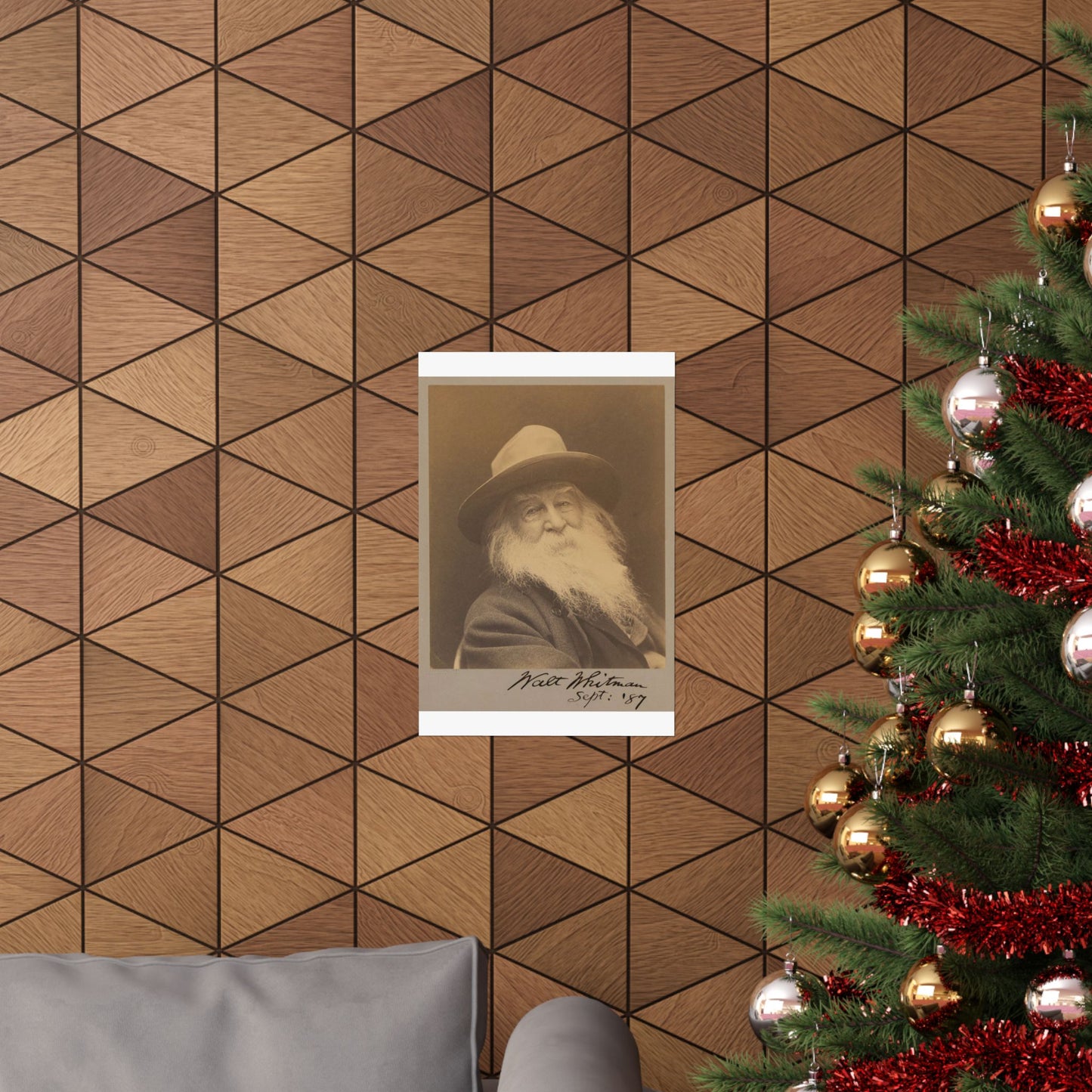 George C. Cox - Walt Whitman - Google Art Project High Quality Matte Wall Art Poster for Home, Office, Classroom