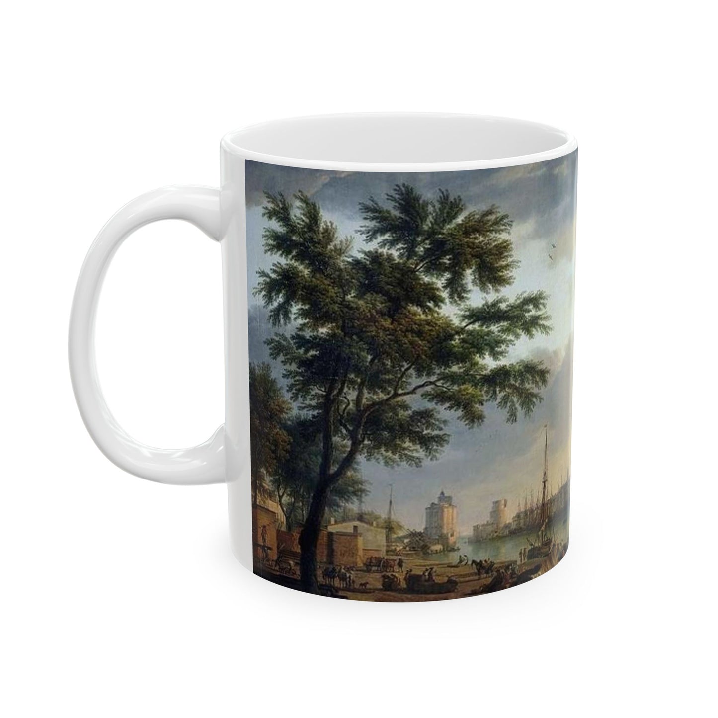 Vernet - Vue du port de la Rochelle Beautiful Novelty Ceramic Coffee Mug 11oz
