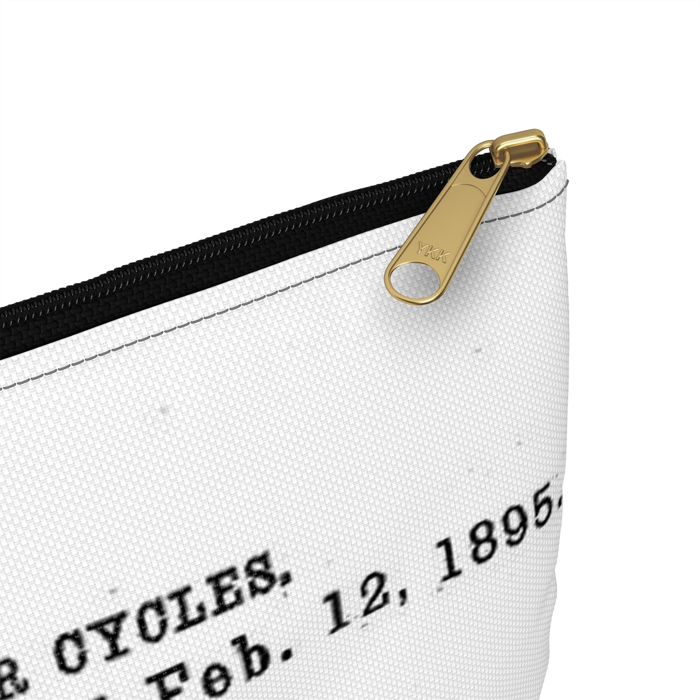 Patent drawing - RacingBikesPatent Public domain image Large Organizer Pouch with Black Zipper