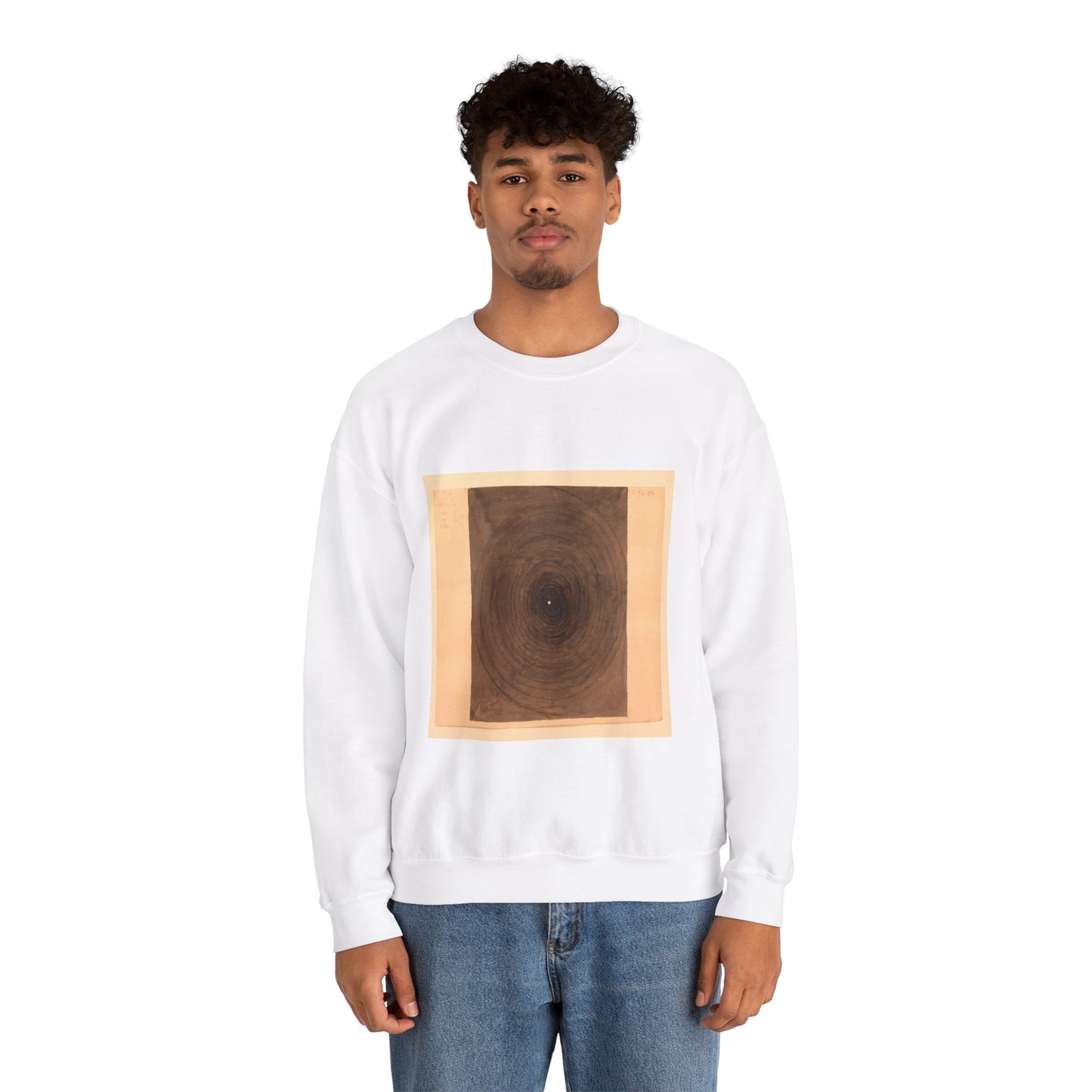 Hilma af Klint - 1916 - No 1 From The Parsifal Series White Heavy Blend Adult Crew Neck SweatShirt