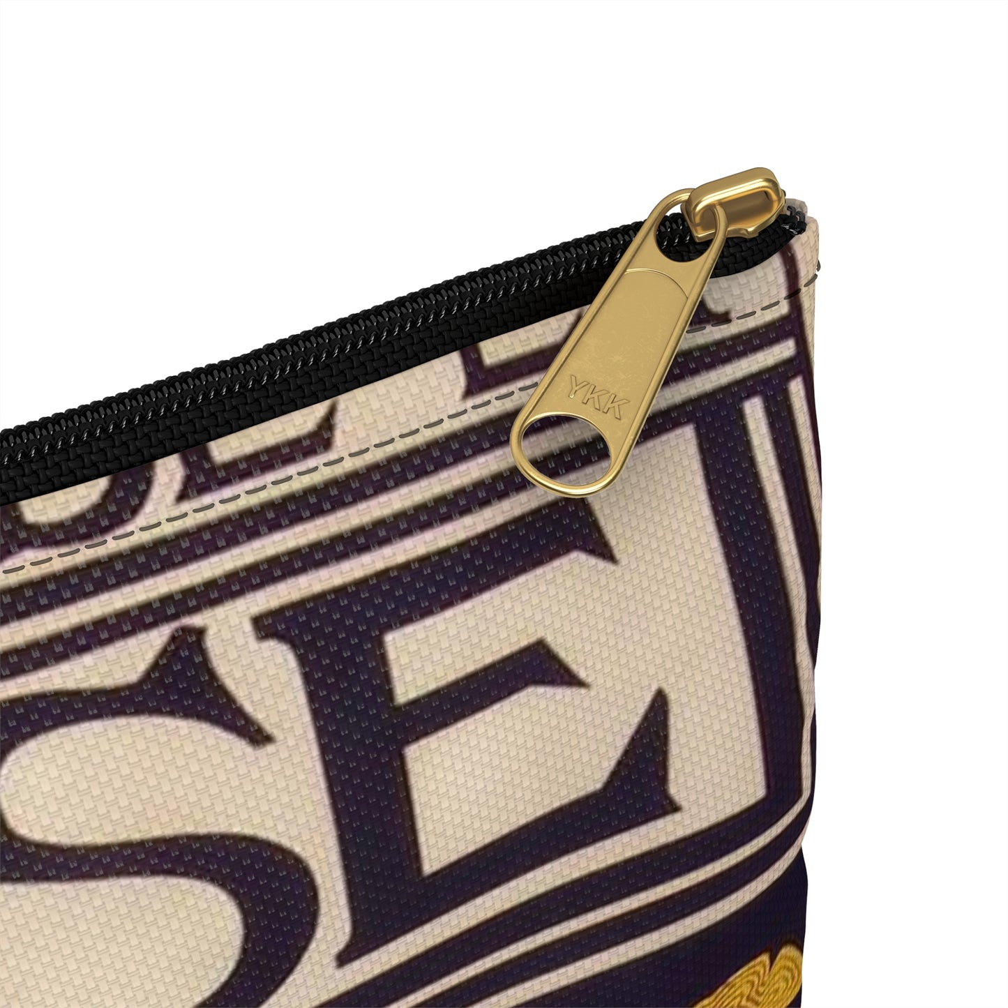 Musée Européen de la Bière - beer advertising posters -008 Large Organizer Pouch with Black Zipper