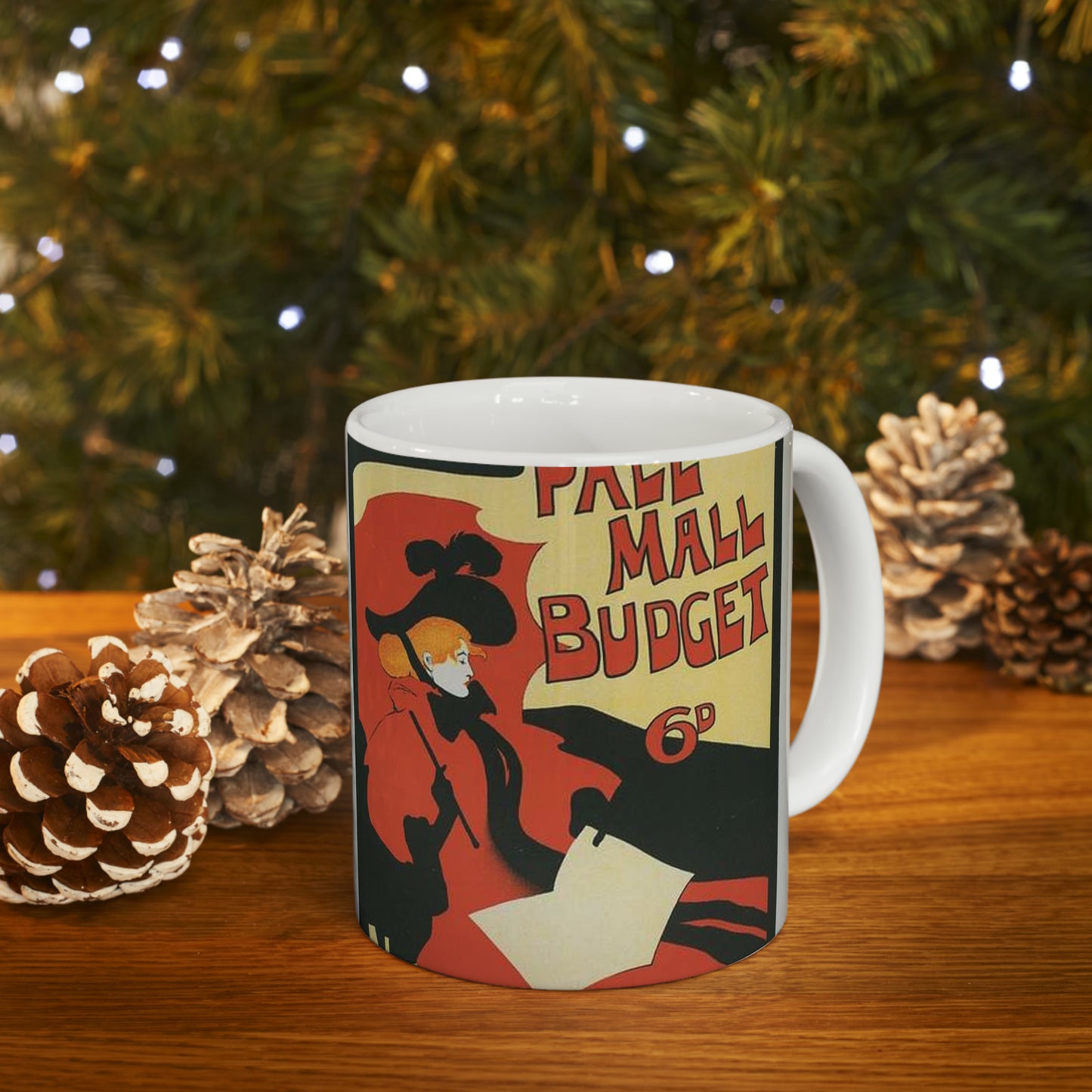 Affiche anglaise pour la revue hebdomadaire "Illustrated Pall Mall Budget". Beautiful Novelty Ceramic Coffee Mug 11oz