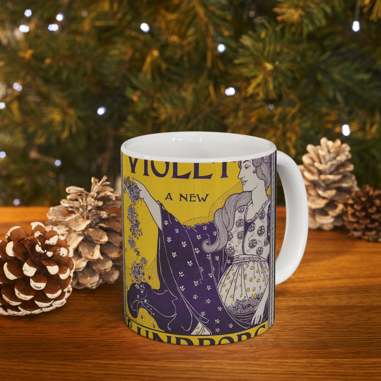 Louis Rhead - Try vio-violet a new Lundborg perfume Beautiful Novelty Ceramic Coffee Mug 11oz