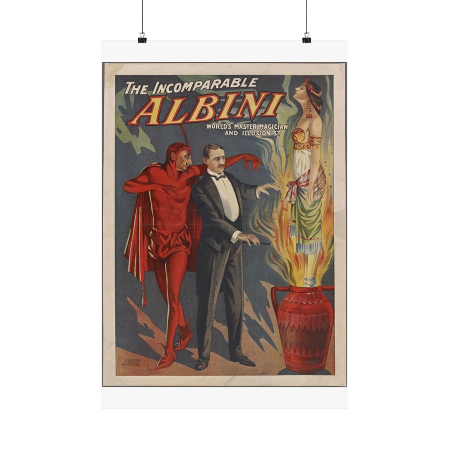 TheIncomperable Albini Theatrical Poster High Quality Matte Wall Art Poster for Home, Office, Classroom