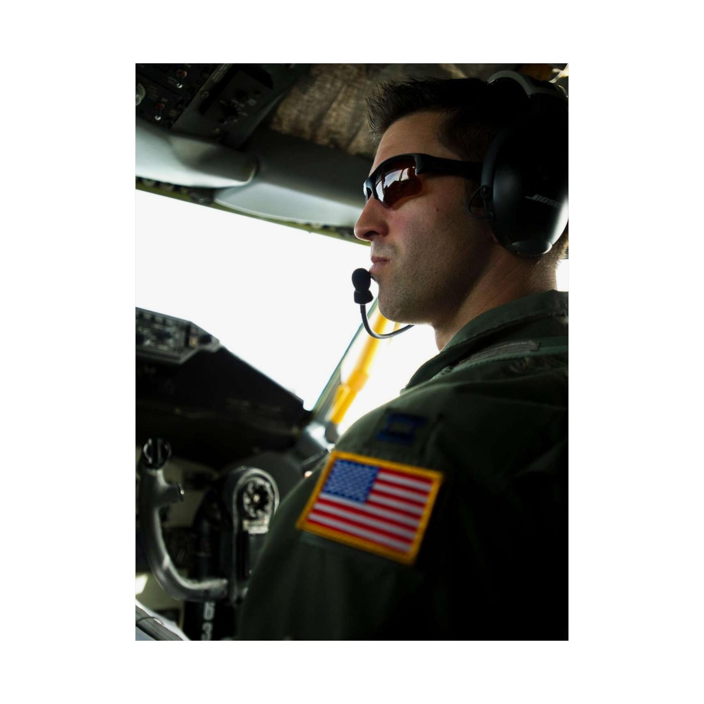Capt. Michael Bermensolo, a pilot from the 151st Air High Quality Matte Wall Art Poster for Home, Office, Classroom