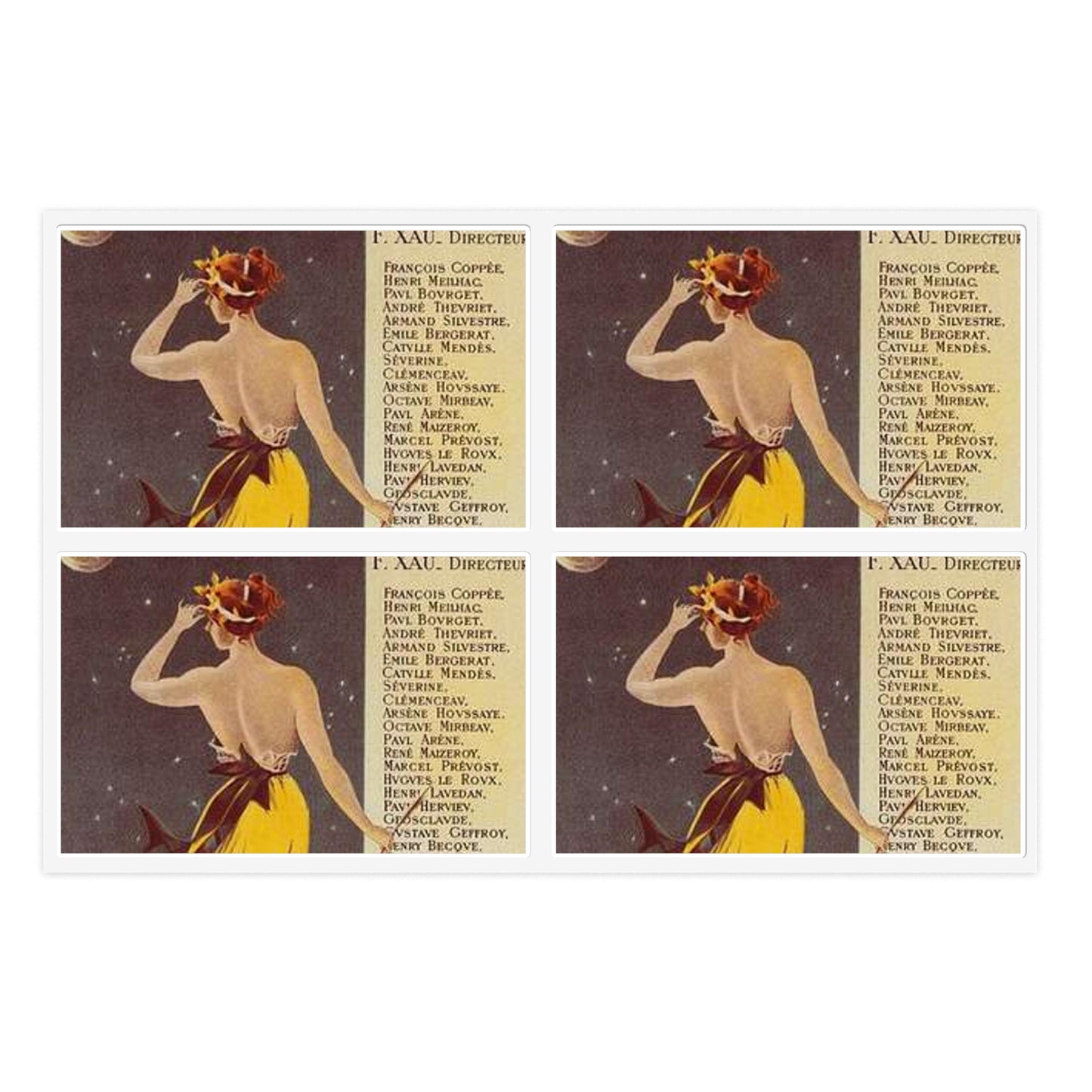 Affiche pour annoncer la publication de "Rome" dans Le Journal. Laminated UV Protective Vinyl Stickers