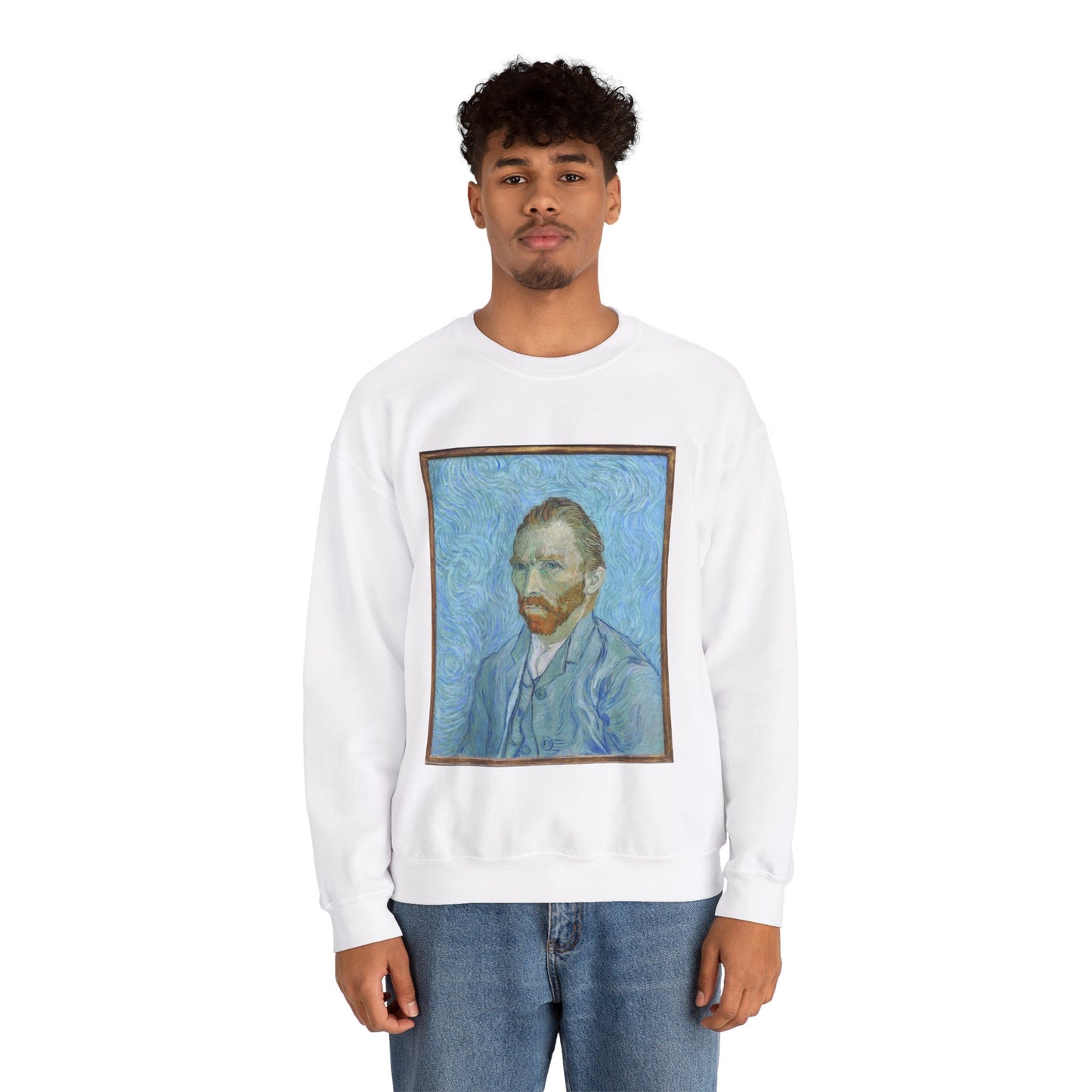 EPO 0996 wiki - A painting of a man with a beard White Heavy Blend Adult Crew Neck SweatShirt