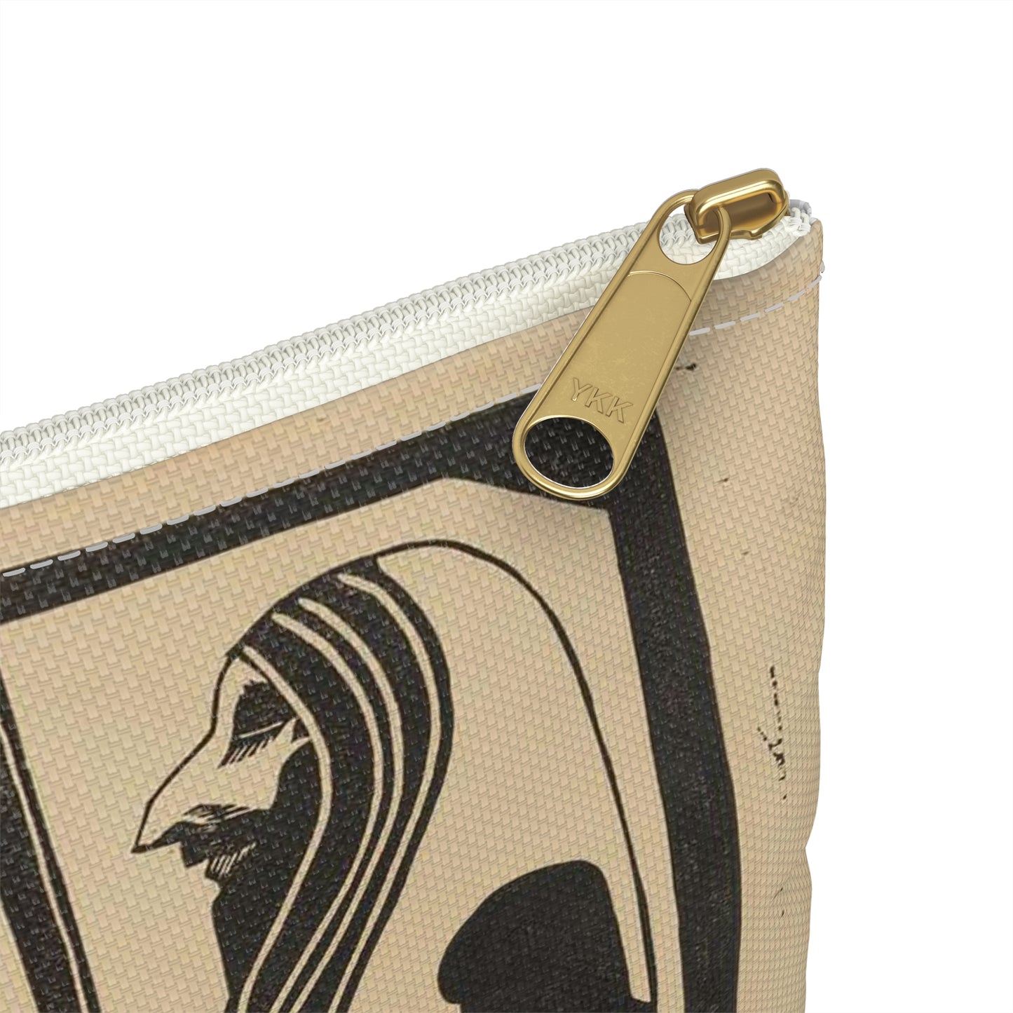 Samuel Jessurun de Mesquita - Entre ces trois mon coeur balance Large Organizer Pouch with Black Zipper