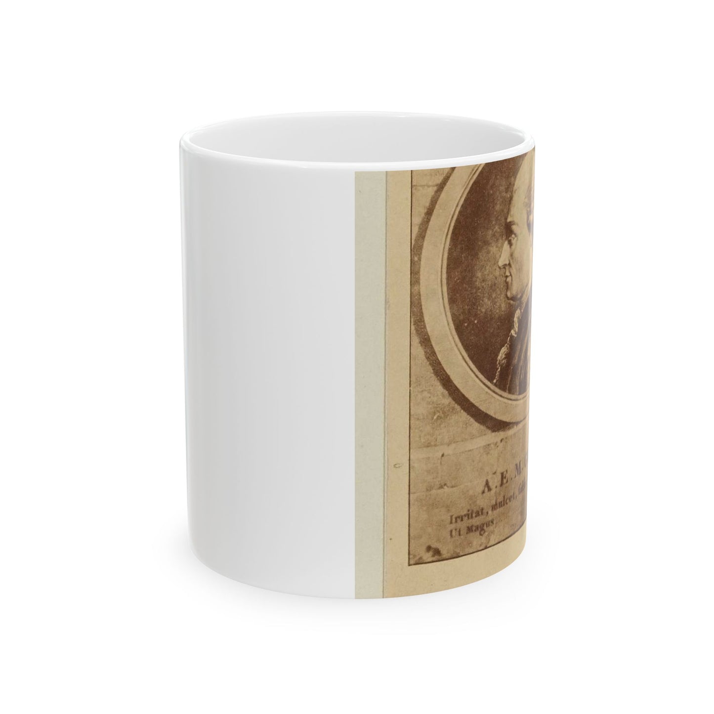 André Modeste Grétry 1741-1813 - Engraving, Public domain image Beautiful Novelty Ceramic Coffee Mug 11oz