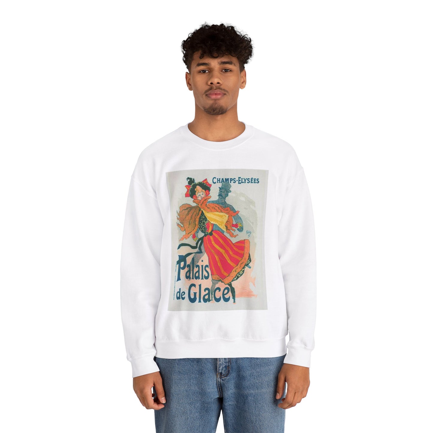Nouvelle affiche pour le "Palais de Glace". White Heavy Blend Adult Crew Neck SweatShirt