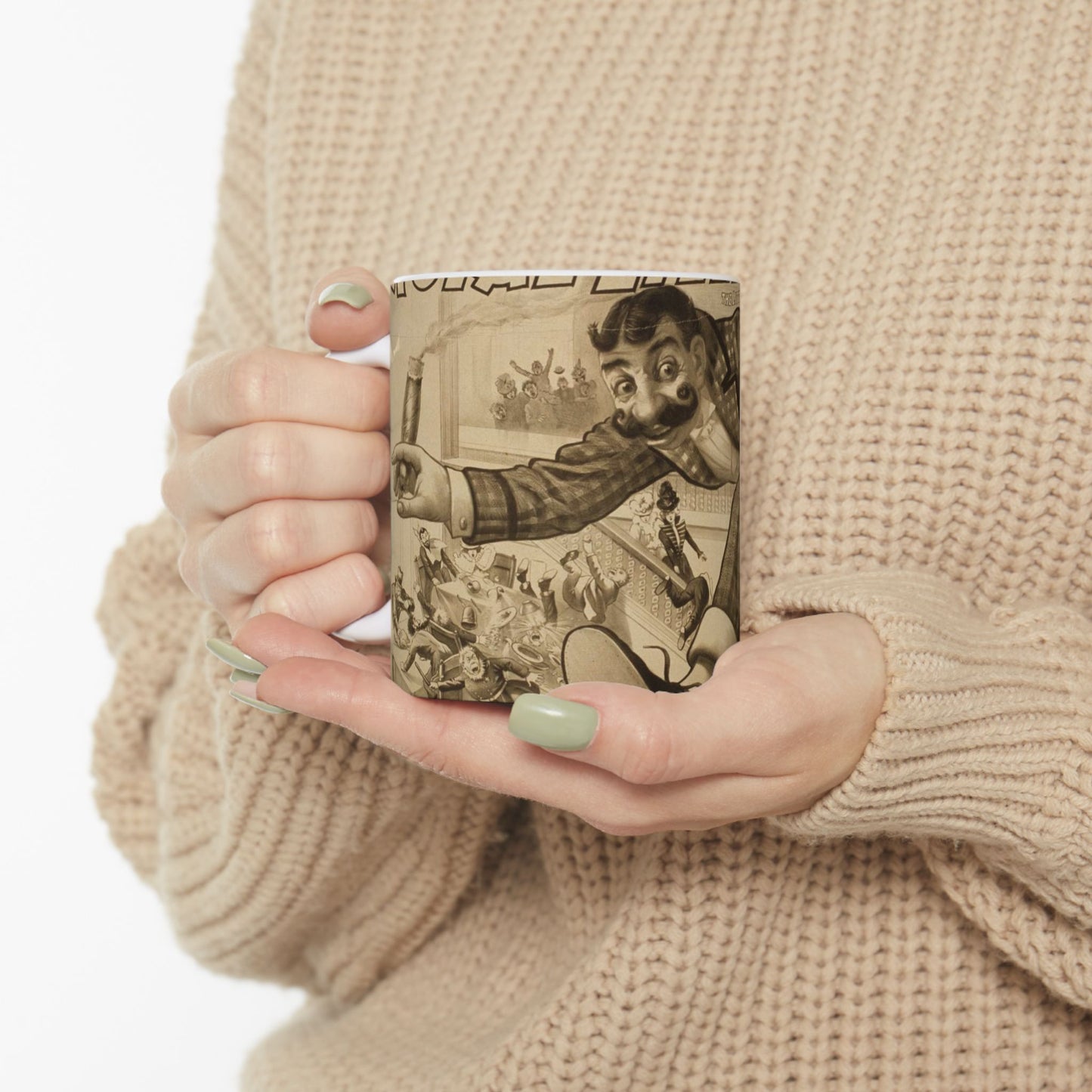 Royal Lilliputians the littlest people yet in the biggest thing ever. Beautiful Novelty Ceramic Coffee Mug 11oz