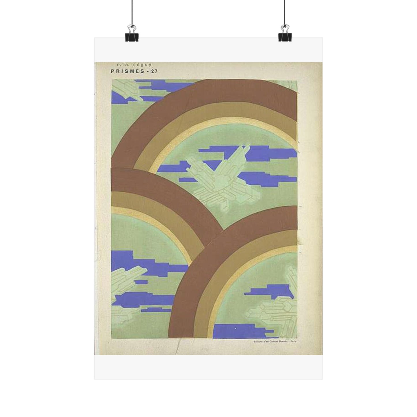 Prismes - EA Séguy - 1933 - page 29 High Quality Matte Wall Art Poster for Home, Office, Classroom
