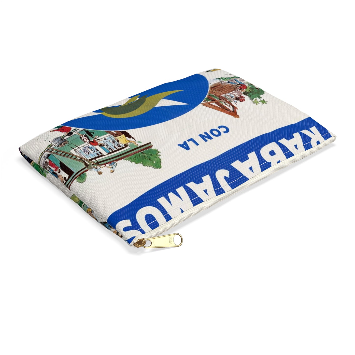 Alliance Posters, Cold War American Propaganda poster Large Organizer Pouch with Black Zipper