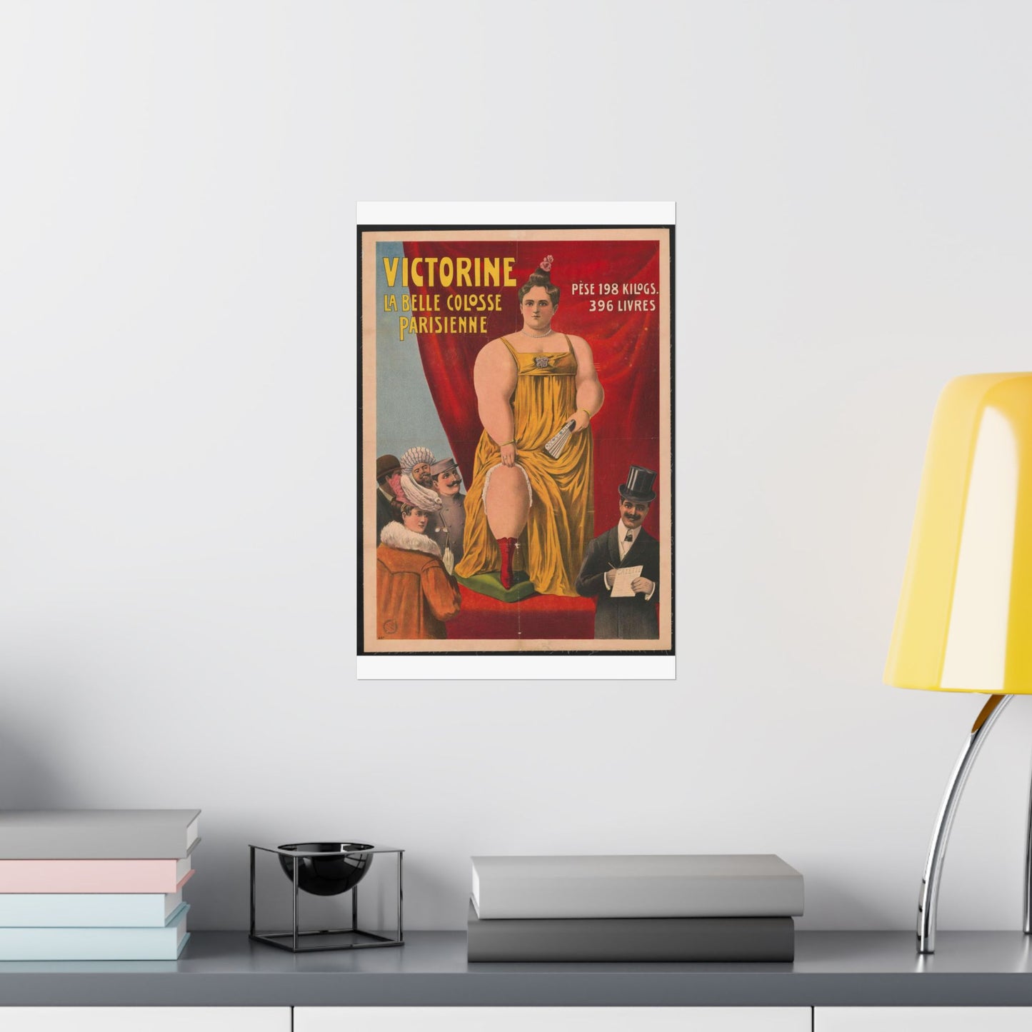 Victorine - La bele colosse Parisienne High Quality Matte Wall Art Poster for Home, Office, Classroom