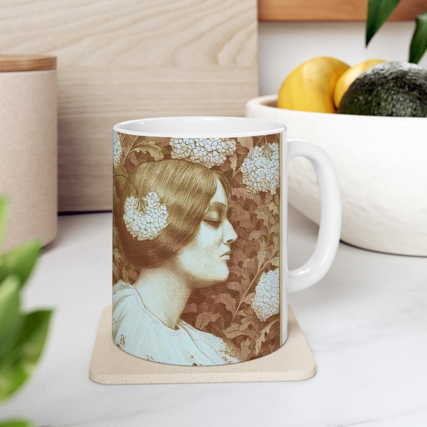 Paul Emile Berthon - Dessin original pour les "Maîtres de l'Affiche". Beautiful Novelty Ceramic Coffee Mug 11oz