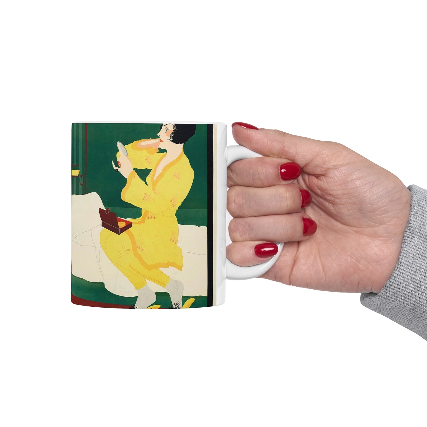 Poster-Mitropa-Schlafwagen-Zabel-b Beautiful Novelty Ceramic Coffee Mug 11oz